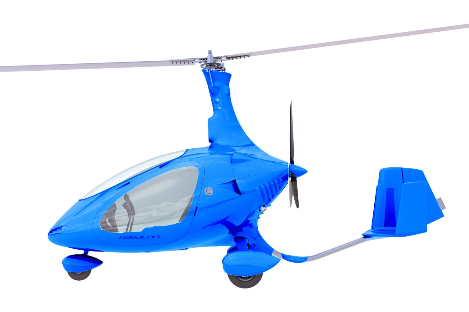 AutoGyro Cavalon gyroplane in flight